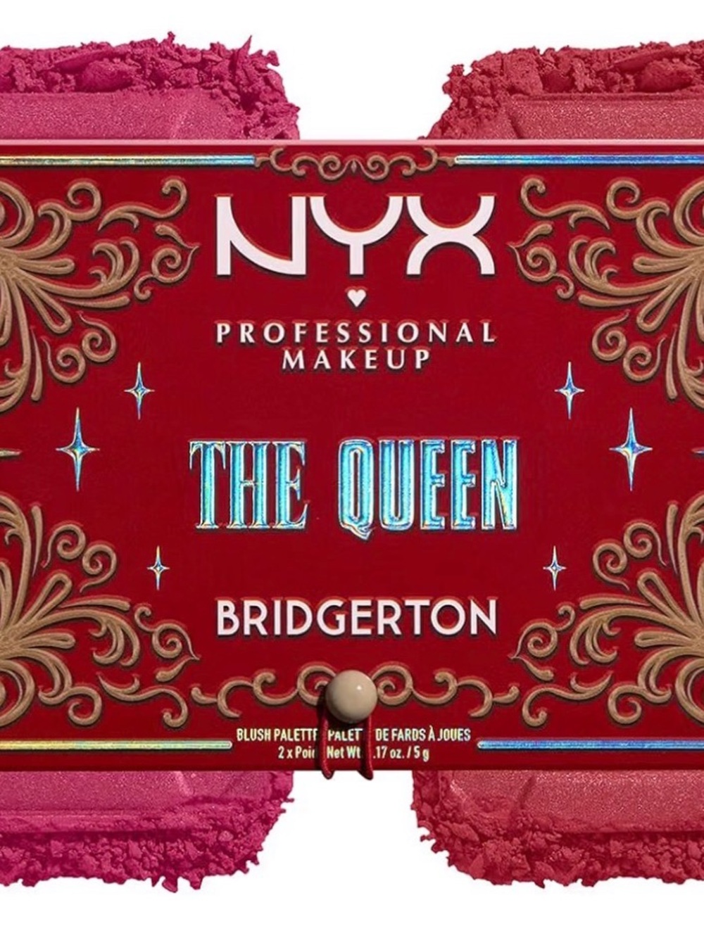 NYX  professional makeup.The Queen Bridgerton Blush Palette - Pink
